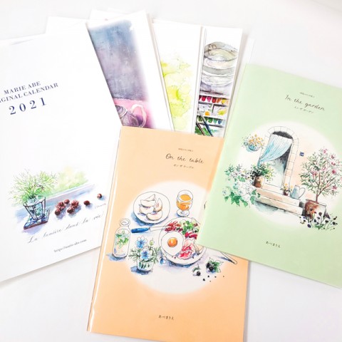 【梅田店限定】あべまりえ カレンダーシートプレゼント！