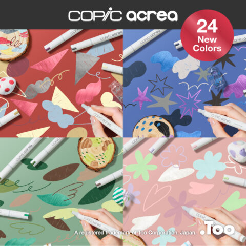 【限定販売】コピックアクレア 新色セット発売！！